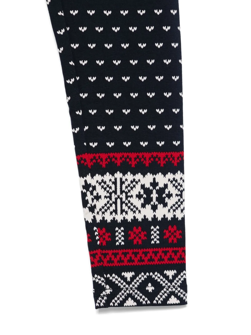 POLO RALPH LAUREN KIDS Fair Isle legging van stretch-jersey Blauw