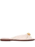 ZIMMERMANN knotted-detail slides - Neutrals