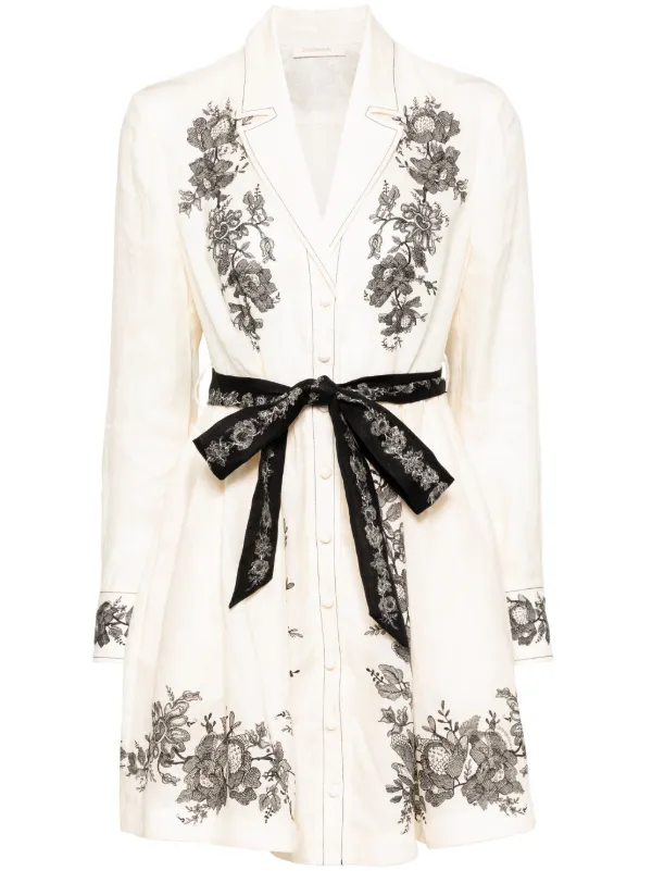【Zimmermann】SHIRT MINI DRESS シンプル シャツ ミニドレス Zimmermann】SHIRT MINI DRESS シンプル シャツ ミニドレス