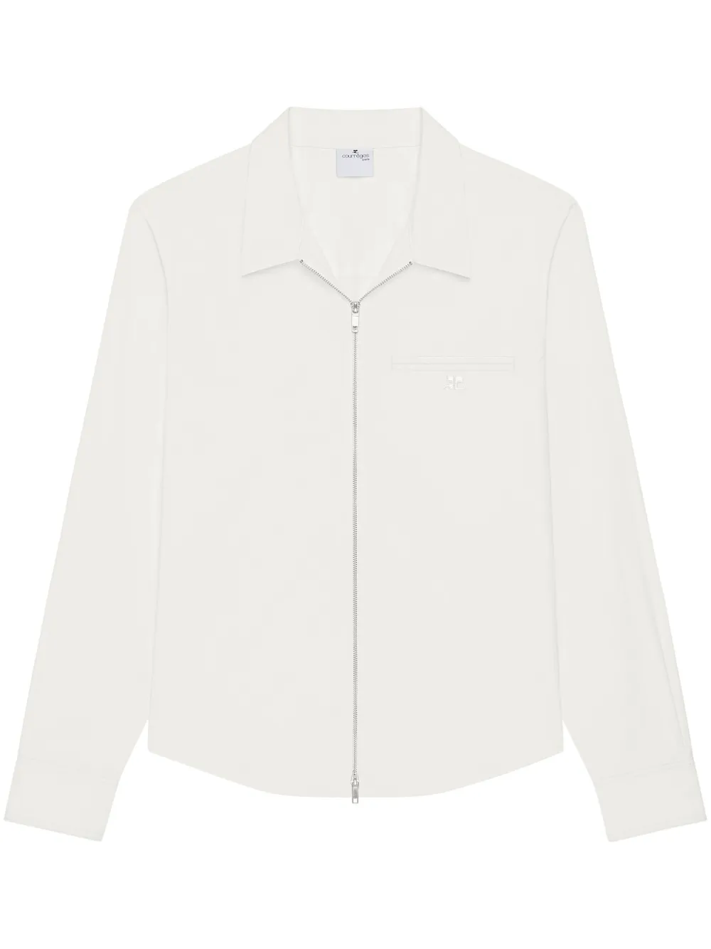 Courrèges camisa con cierre | blanco | Image 1