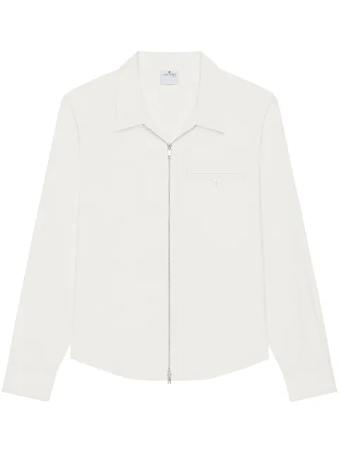 Courrèges zipped poplin shirt