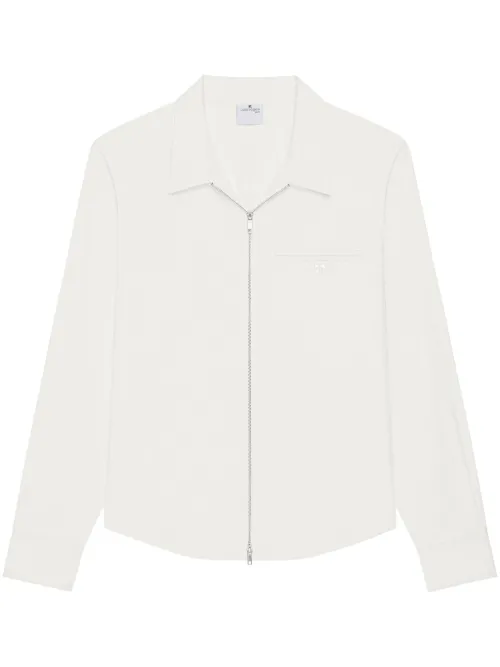 Chemise zippée en popeline - Courrèges - Modalova