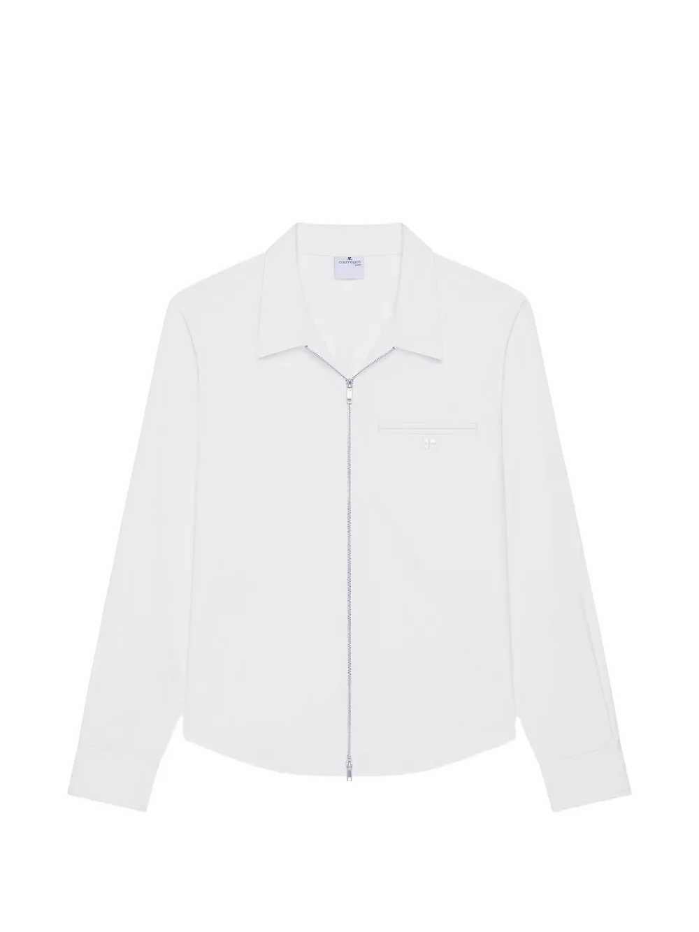 Courrèges Camicia con zip - Bianco