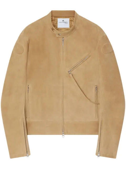 Courrèges chamarra de cuero