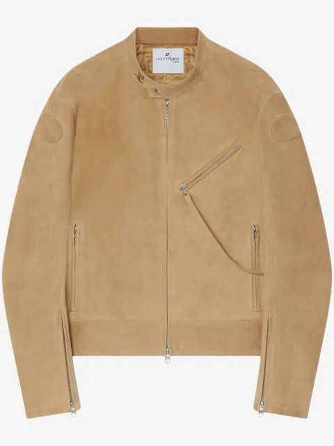Courrèges chamarra de cuero