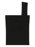 Courrèges cut-out ribbed top - Black