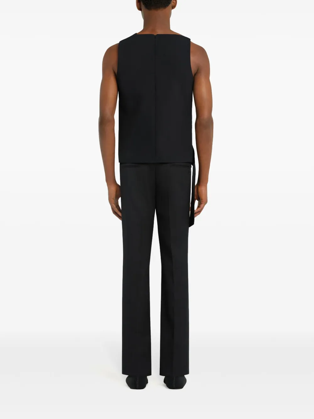 Courrèges Mouwloze top Zwart