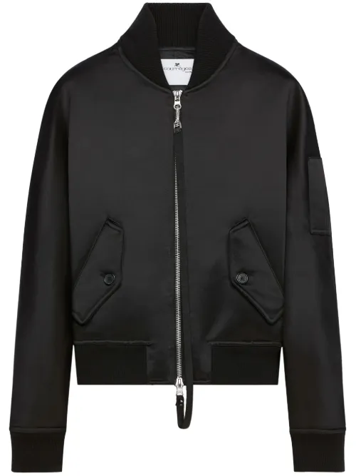 Veste bomber à fini satiné - Courrèges - Modalova