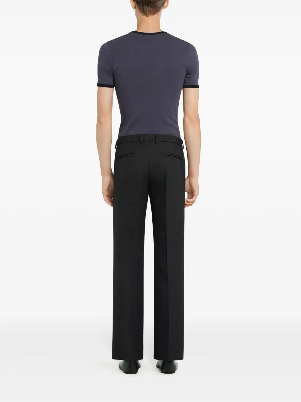 Courrèges Signature Contrast T-shirt Zwart