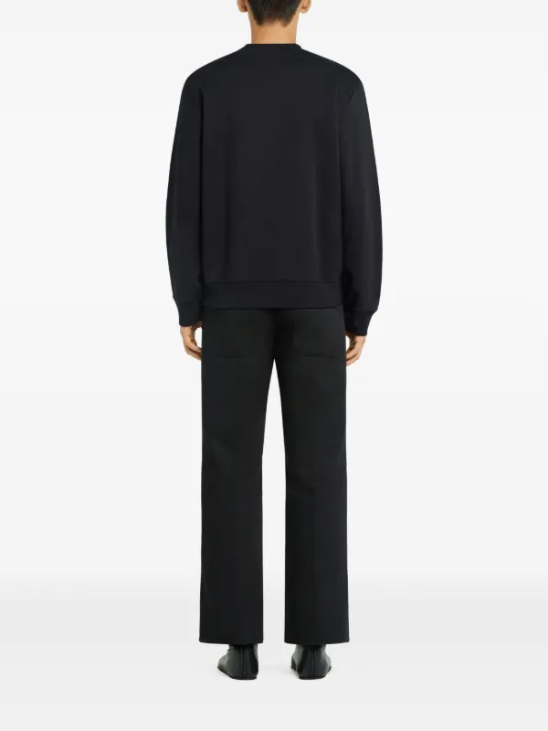 【関税込み】Courreges ブラック ジップアップ スウェットシャツ Sweatshirts Men - courrèges