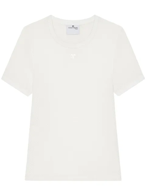 Courrèges playera de malla
