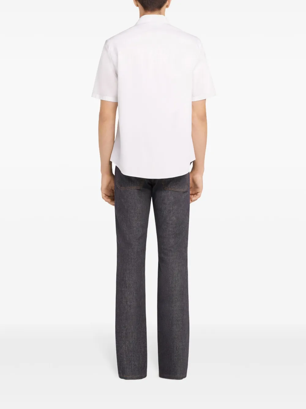 Courrèges Popeline shirt Wit