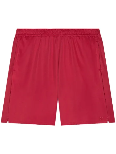 Courrèges bermudas con parche del logo