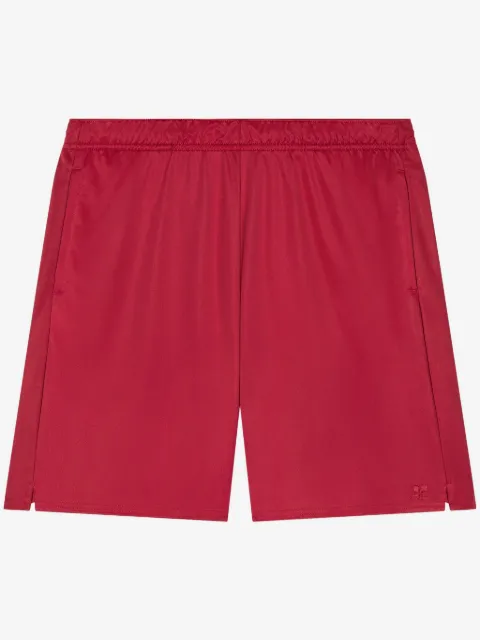 Courrèges bermudas con parche del logo