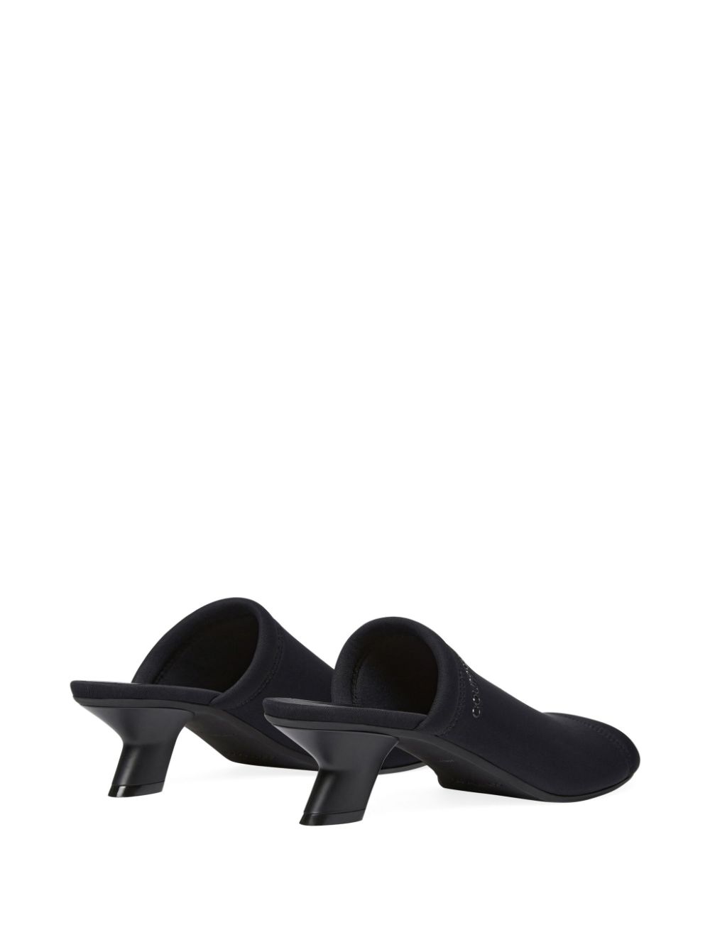 Courrèges Wet Scuba mules Black