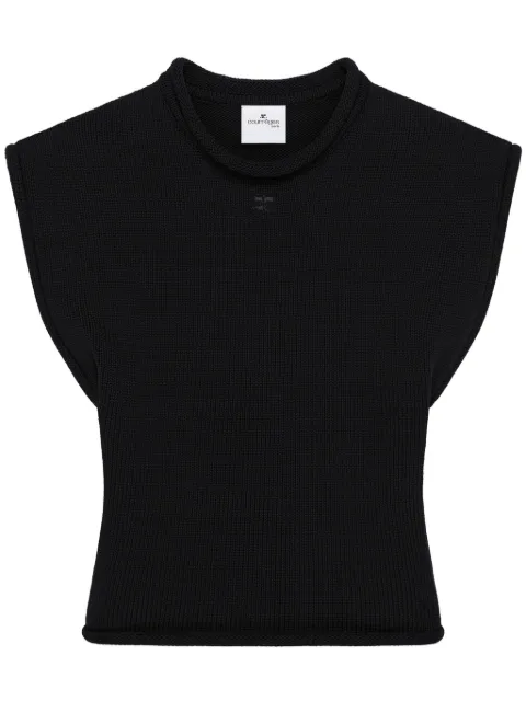 Courrèges — cropped sleeveless jumper