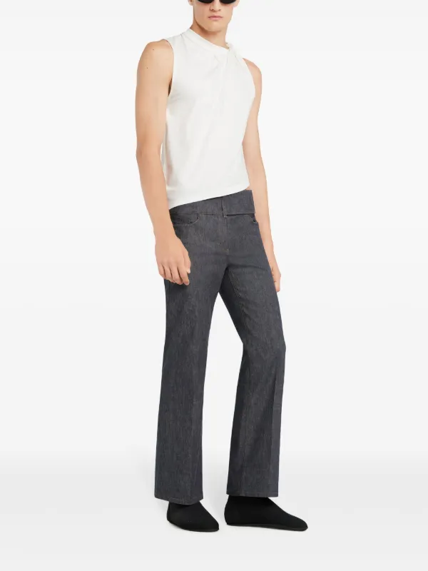 courrèges ホワイト ブラック タンクトップ M Courrèges ウィメンズ ベスト＆タンクトップ通販 - FARFETCH