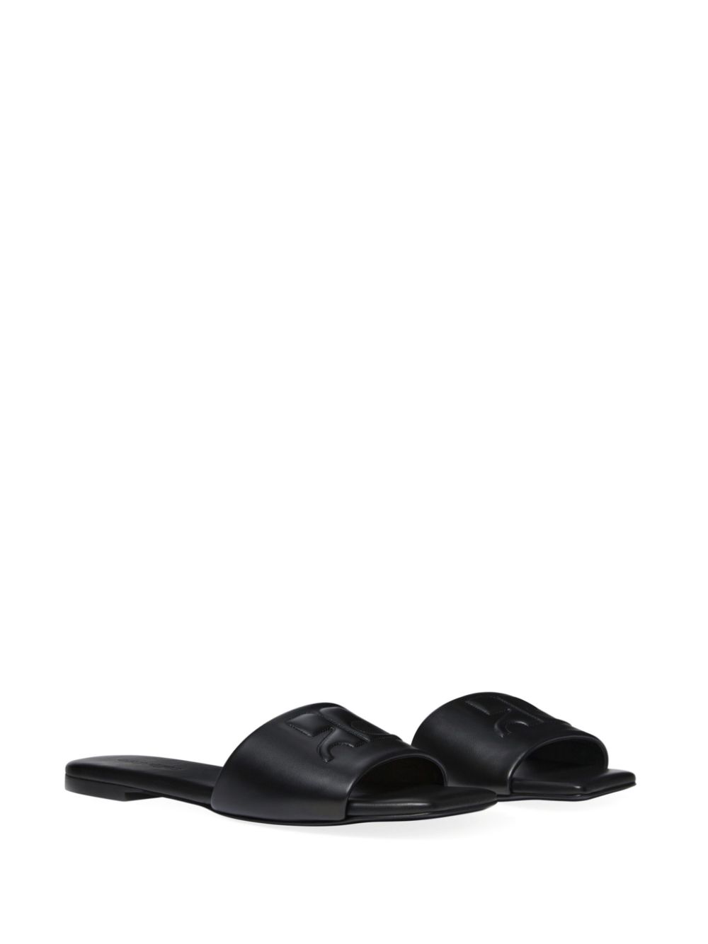 Courrèges Shadow slippers - Zwart