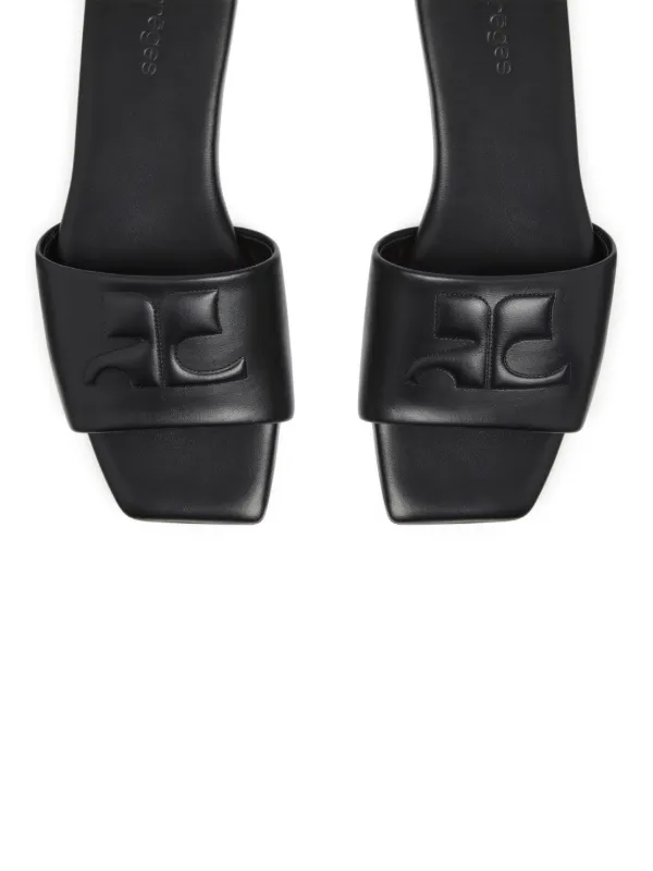 Courrèges Shadow サンダル | ブラック | FARFETCH JP