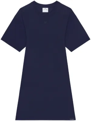MM6 Maison Margiela ロゴ Tシャツワンピース | ブラック | FARFETCH JP