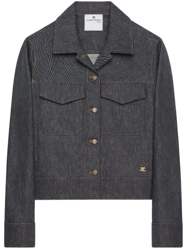 Courrèges Utility Trucker ジャケット | グレー | FARFETCH JP