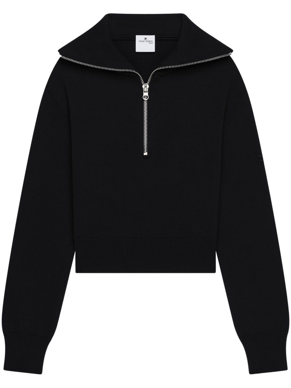 Courrèges Trucker jumper - Black