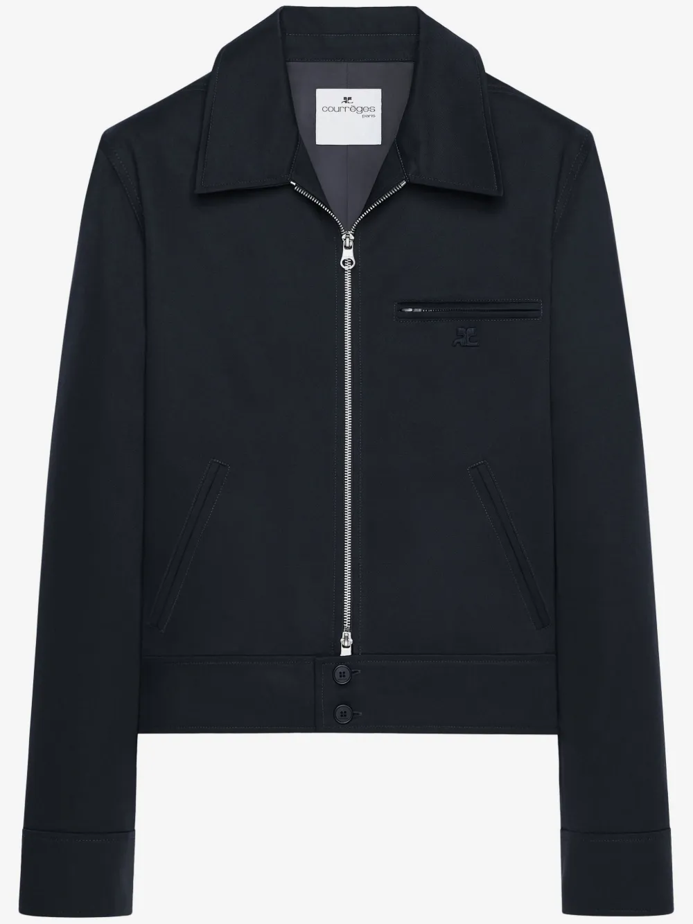 Courrèges zip-up jacket | Blue | Image 1