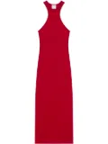 Courrèges scuba midi dress - Red