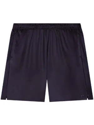 パンツ Courreges shorts Courrèges logo-print Biker Shorts | Black | FARFETCH