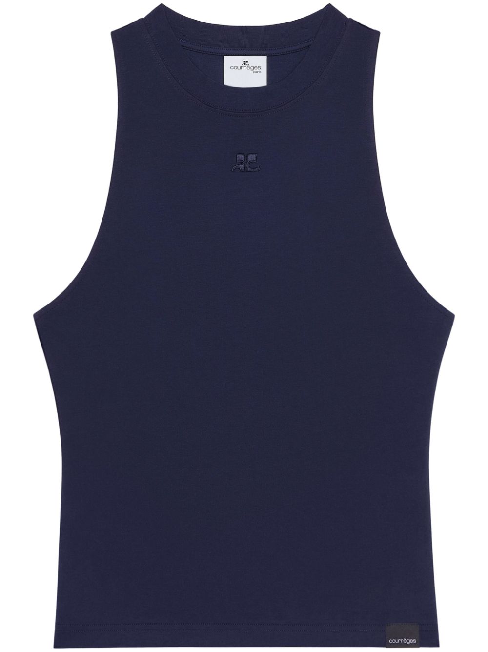 Courrèges appliqué tank top