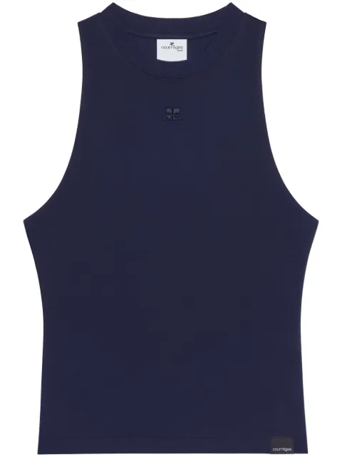 Courrèges appliqué tank top