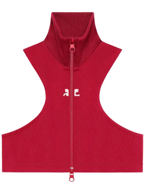 Courrèges cropped gilet