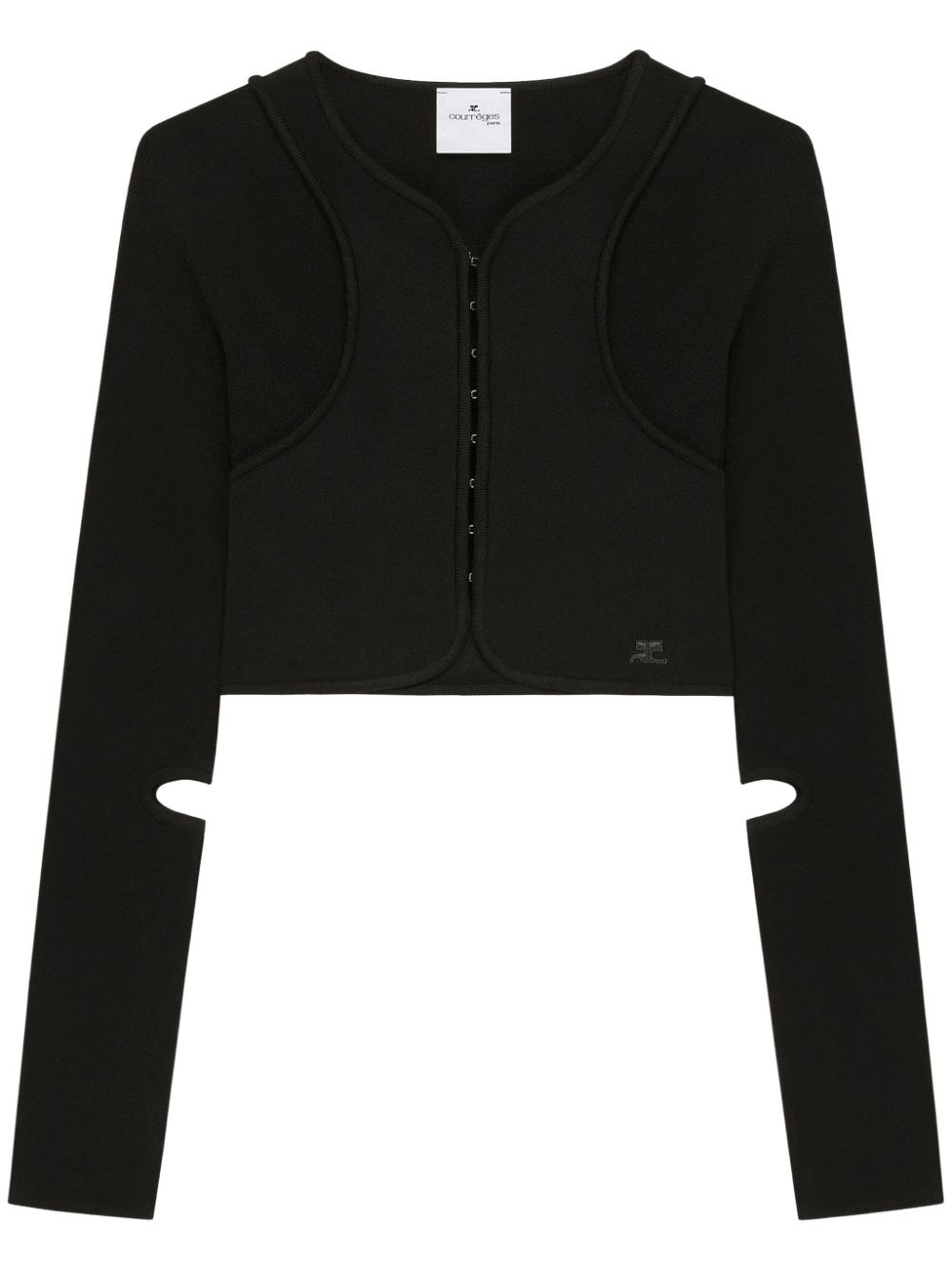 Courrèges scuba knitted jacket