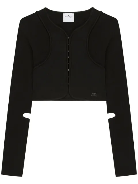 Courrèges scuba knitted jacket