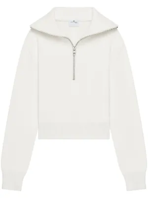 Courrèges リブ セーター | ホワイト | FARFETCH JP