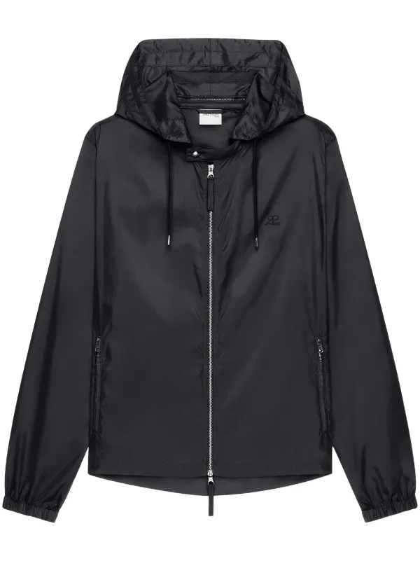 な*;様 courrèges ブラック ウィンドブレーカー Courrèges ウインドブレーカー | ブラック | FARFETCH JP