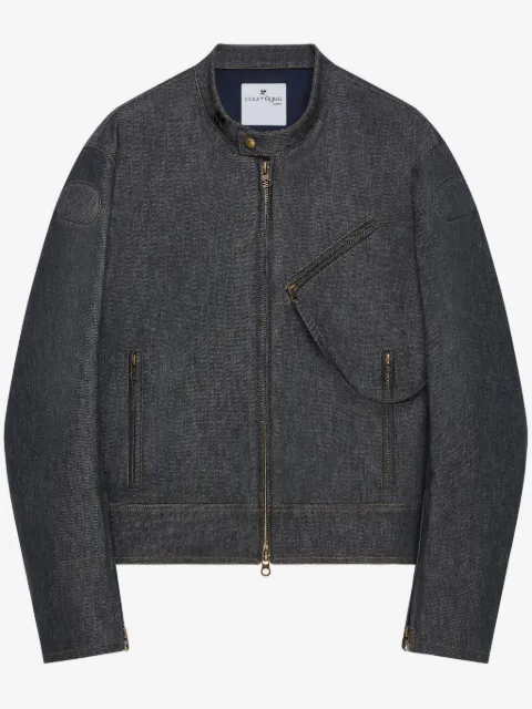 Courrèges denim bomber jacket