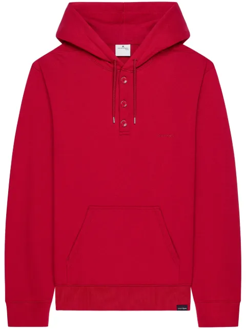 Courrèges buttoned hoodie