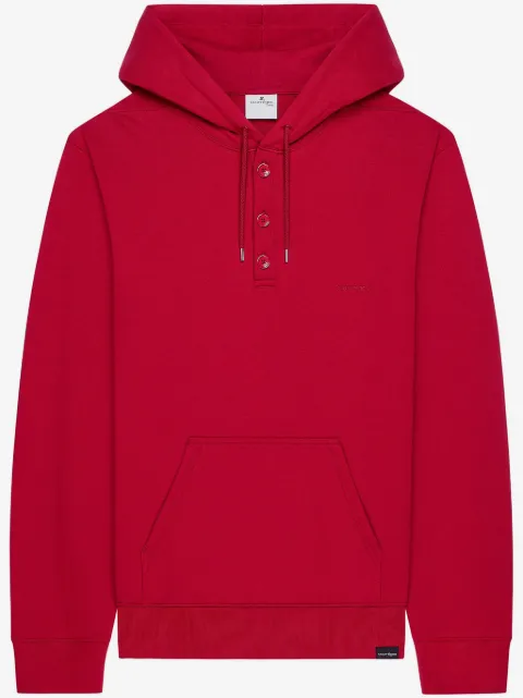 Courrèges buttoned hoodie