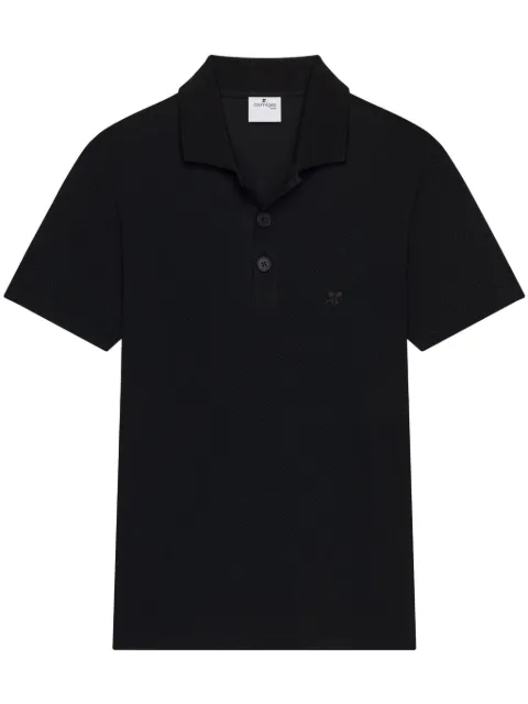 Courrèges piqué polo shirt