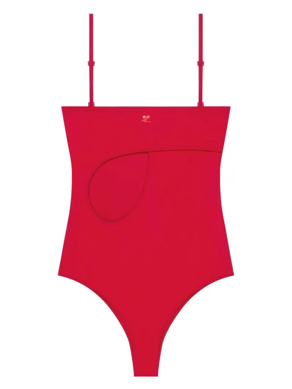 Courrèges Loop Swimsuit | Red | FARFETCH GE