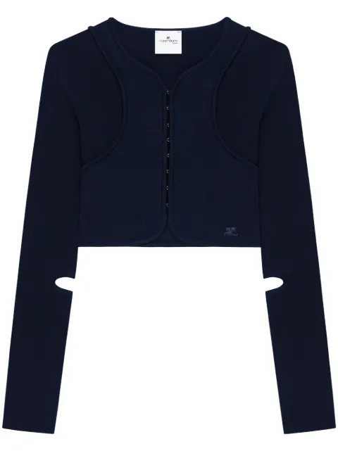 Courrèges scuba cardigan