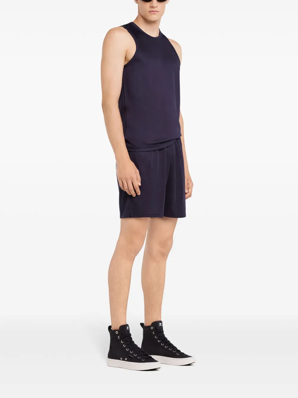 Courrèges Football tanktop Blauw