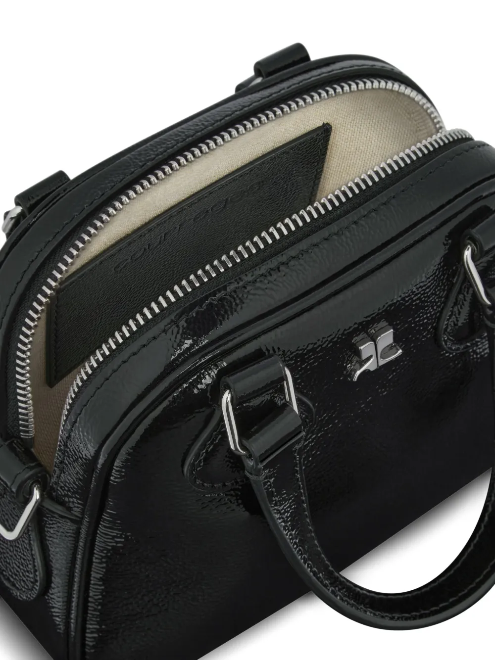 Courrèges AC Stud shopper Zwart