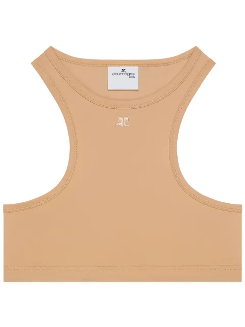 Courrèges racerback crop top