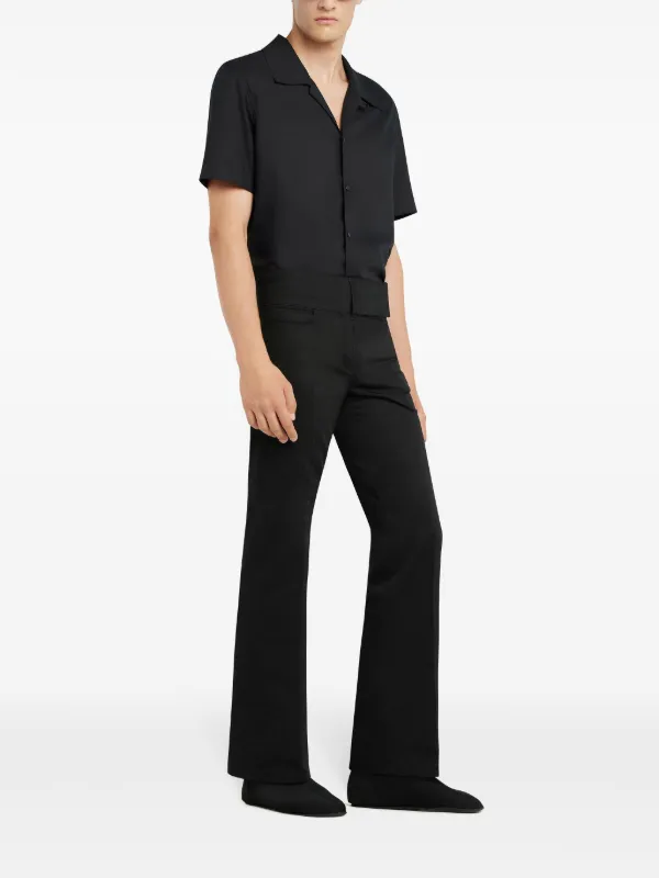 Courrèges short-sleeve Shirt | Black | FARFETCH CA