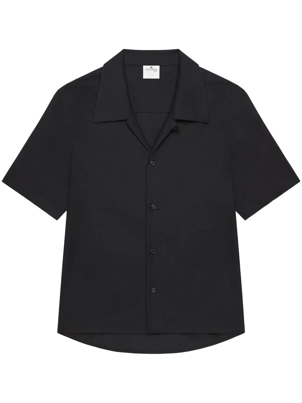 Courrèges chemise à manches courtes | noir | Image 1