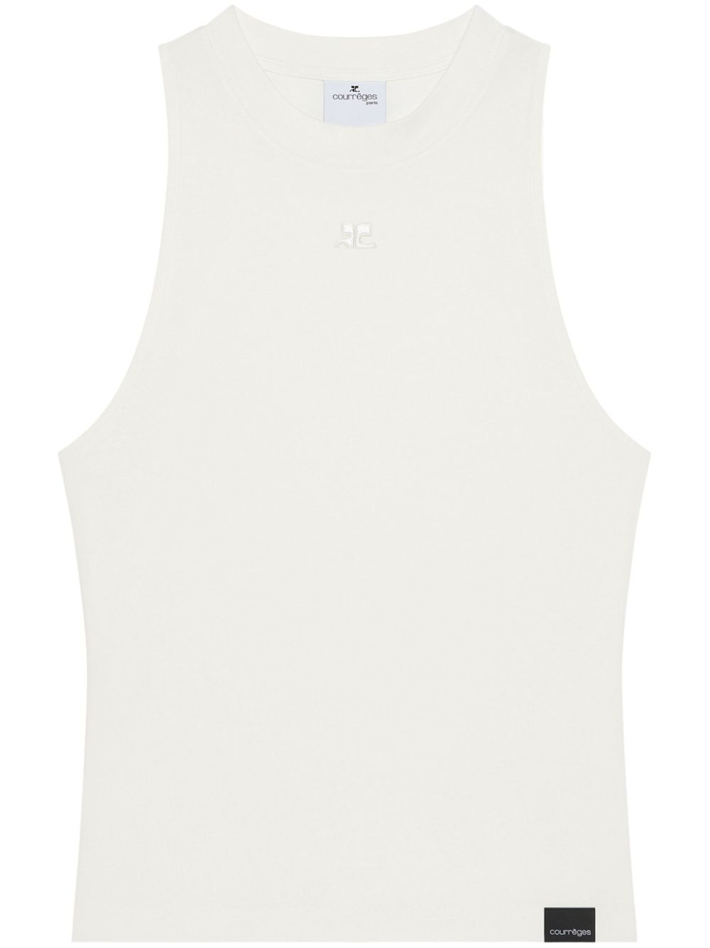 Courrèges fitted tank top