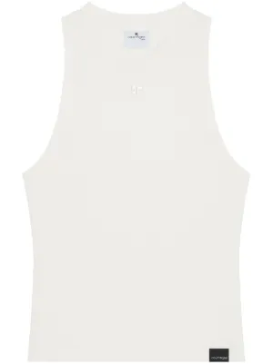 Courrèges 90's リブ タンクトップ | ホワイト | FARFETCH JP