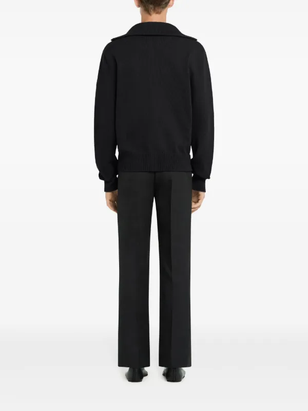 【関税込み】Courreges ブラック Trucker ウール セーター Courrèges ウール セーター | ブラック | FARFETCH JP